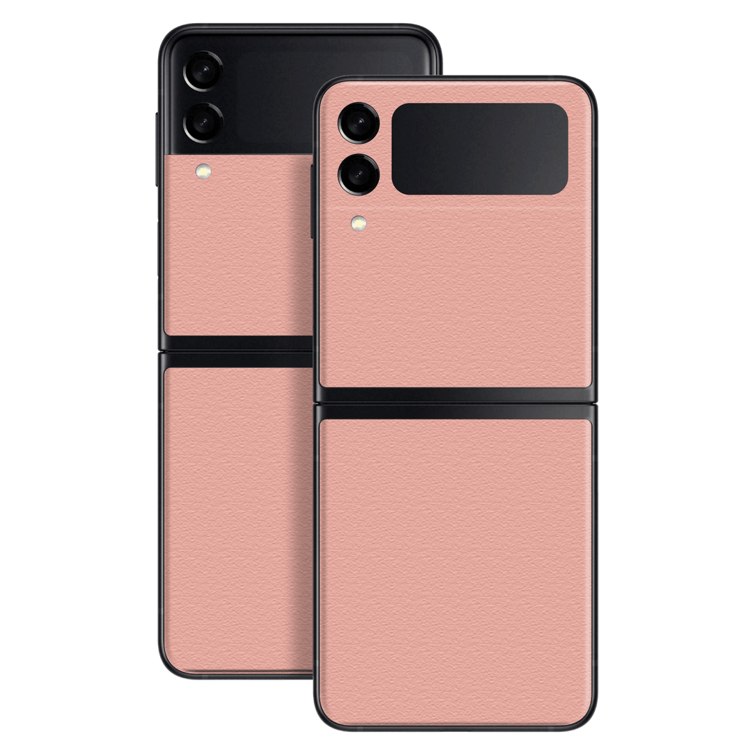 Samsung Galaxy Z Flip 3 Luxuria Soft Pink 3D Textured Skin Wrap Sticker Decal Cover Protector by EasySkinz | EasySkinz.com