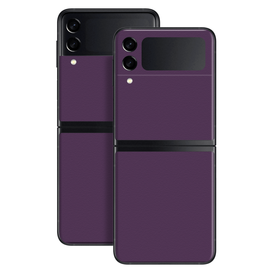Samsung Galaxy Z Flip 3 Luxuria Purple Sea Star 3D Textured Skin Wrap Sticker Decal Cover Protector by EasySkinz | EasySkinz.com