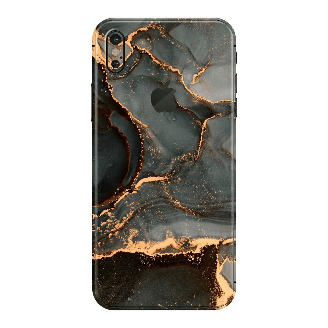 iPhone XS MAX Print Printed Custom SIGNATURE AGATE GEODE Deep Forest Skin, Wrap, Decal, Protector, Cover by EasySkinz | EasySkinz.com