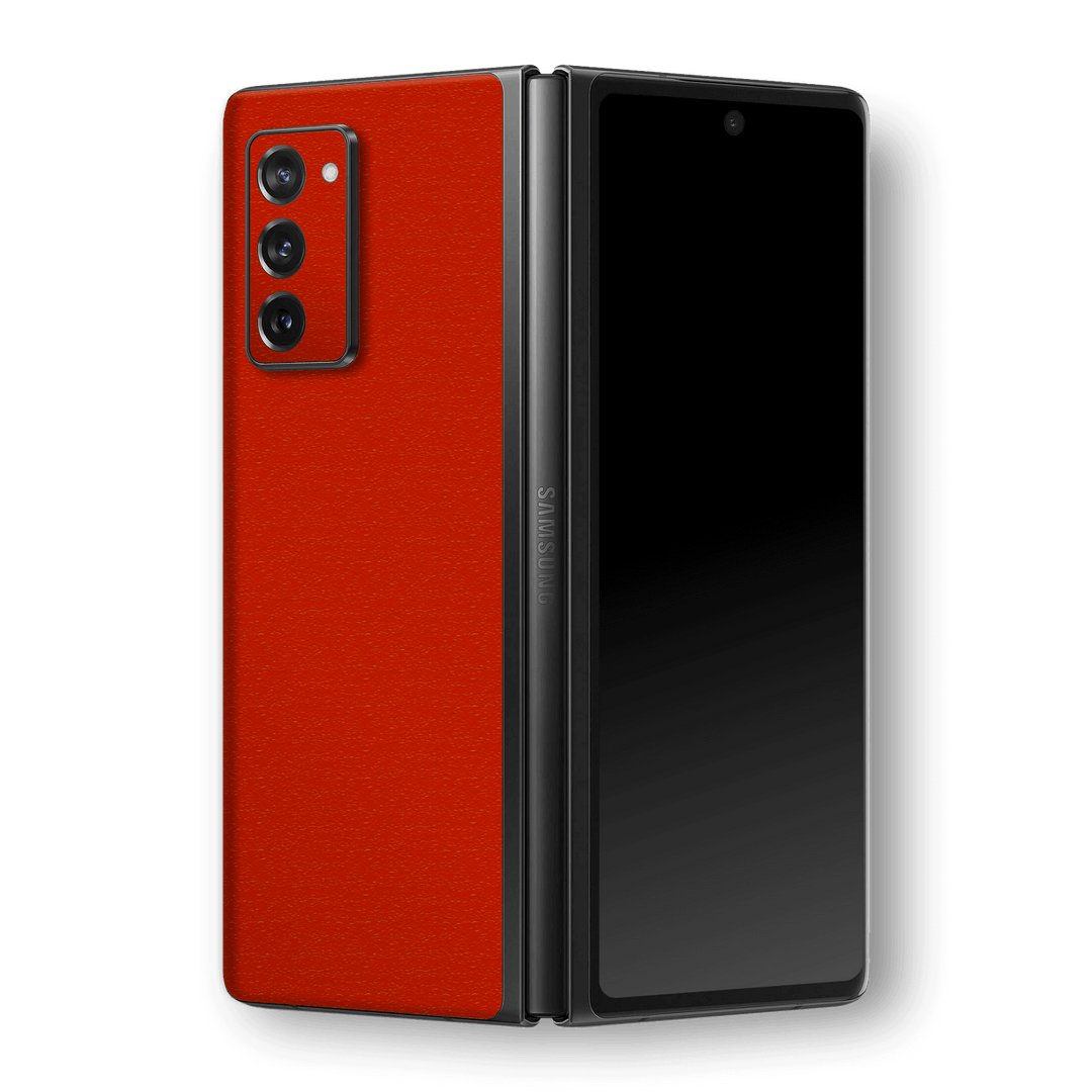Samsung Galaxy Z Fold 2 Luxuria Red Cherry Juice Matt 3D Textured Skin Wrap Sticker Decal Cover Protector by EasySkinz | EasySkinz.com