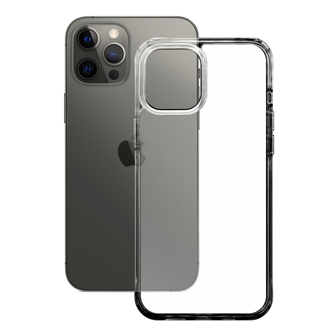 iPhone 12 Pro EZY See-Through Hybrid Case, Liquid Case, Clear Case, Crystal Clear Case, Transparent Case by EasySkinz