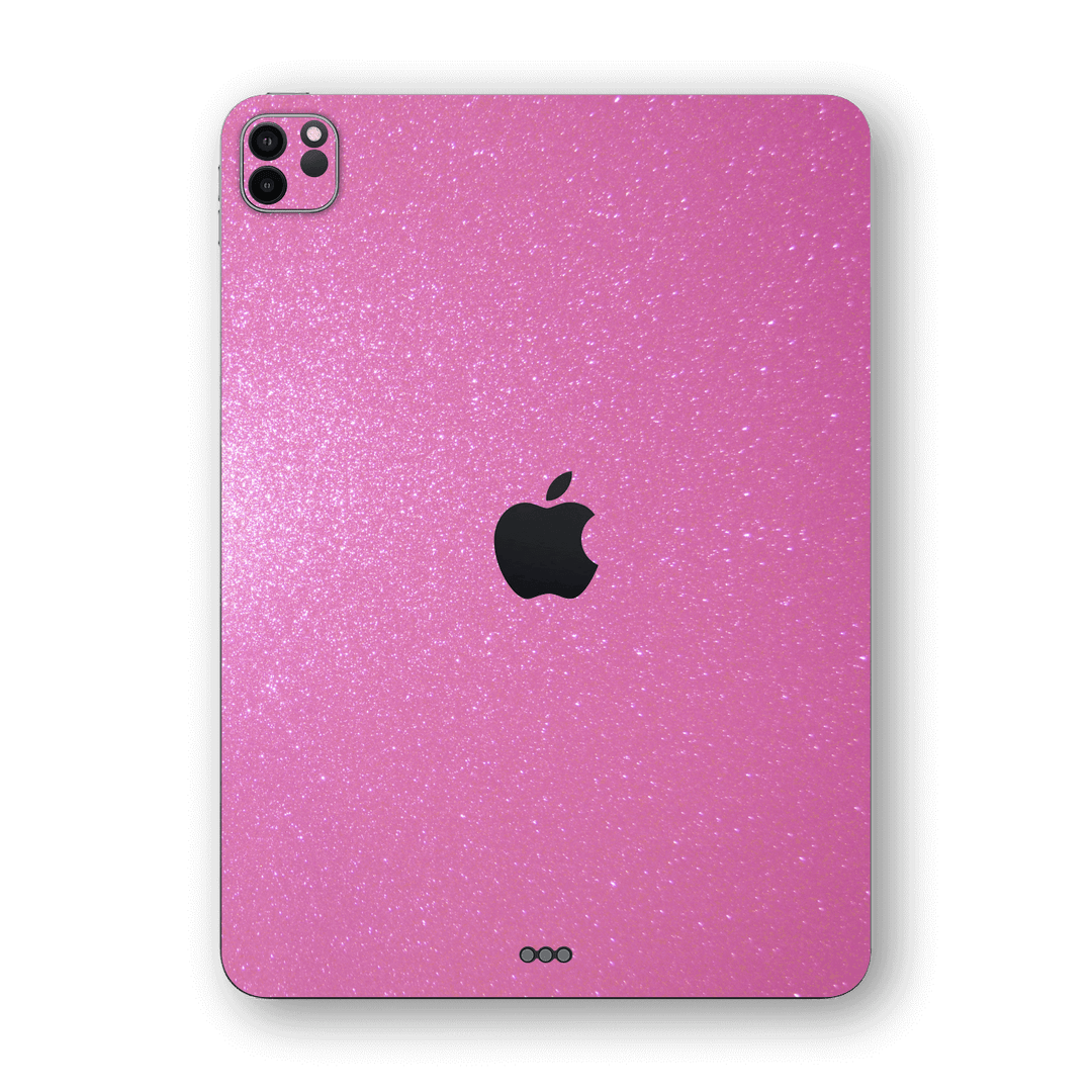 iPad PRO 12.9-inch 2021 Diamond Pink Shimmering Sparkling Glitter Skin Wrap Sticker Decal Cover Protector by EasySkinz | EasySkinz.com